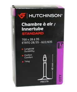 Chambre a Air Velo 700 X 28-35 Hutchinson Valve Presta 48mm 144G