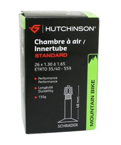 Chambre a Air Velo 26 X 1.30-1.65 Hutchinson Valve Standard 48mm 150G