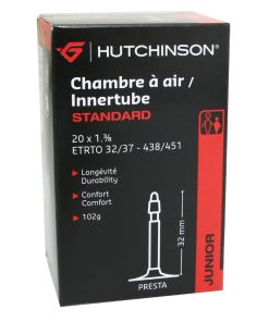 Chambre a Air Velo 20 X 1 3-8 Hutchinson Valve Presta 32mm 102G