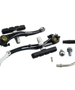 Etrier Frein VTT-City V-Brake Alu Sunrace Noir Avant 110mm Coude 90° (Vendu A L'Unite)