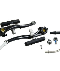 Etrier Frein VTT-City V-Brake Alu Sunrace Noir Arriere 110mm Coude 135° (Vendu A L'Unite)