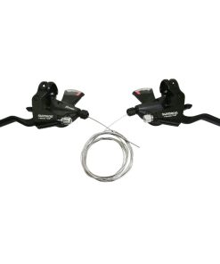 Levier-Manette VTT Patin Shimano Altus M310 3X8V. Noir V-Brake (Paire)