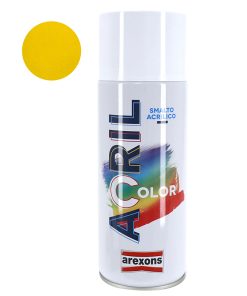 Bombe de Peinture Arexons Acrylique Jaune Trafic Ral 1023 (Suzuki) (Aerosol 400 Ml) (3977)