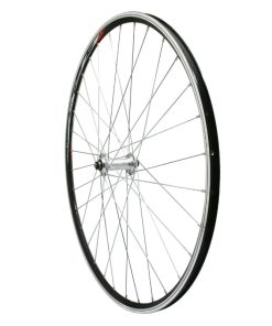 Roue Route Patin Blocage 700 Elan Cfx Noir Avant Moyeu Miche Alu 32 Rayons Galva Jante 13C
