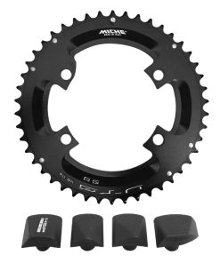 Plateau Route 4 Branches D.110 Pour Shimano Ultegra R8000 - R8050 Miche 46 Dents Exterieur Noir 11V.