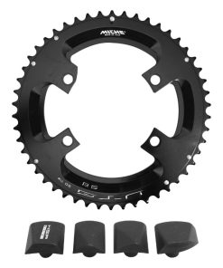 Plateau Route 4 Branches D.110 Pour Shimano Ultegra R8000 - R8050 Miche 50 Dents Exterieur Noir 11V.