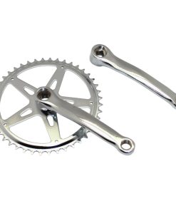 Pedalier City Gravity Acier Chrome 150mm Plateau 44D. Chaine 3.30