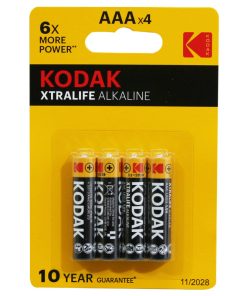 Pile Lr03 1.5V Kodak Alcaline Xtralife Aaa (Vendu Par 4)