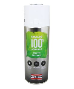 Bombe de Peinture Arexons Acrylique 100 Argent Effet Metalise Aerosol 400 ml (3673)