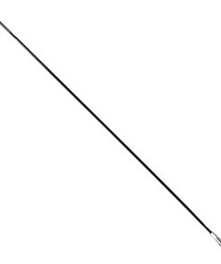 Rayon Inox Noir Plat (2,2 X 0,09mm) Tete Droite 2mm L 272mm Sapim Cx-Ray Avec Ecrous (Vendu A L'Unite)