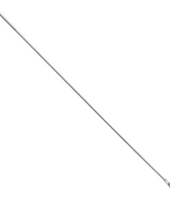 Rayon Renforce Inox Argent 2,0mm Avec Tete Coudee En 2,3mm L 290mm Avec Ecrous (Vendu A L'Unite)