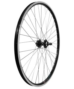 Roue VTT Disque Blocage 29" Gravity Arriere Noir Double Paroi Moyeu Disque 6 Trous Pour Roue Libre (Jante Oeillets-Rayonnage Inox)