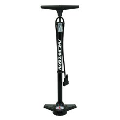 Pompe A Pied Newton Fpv1 Acier Colori Noir Raccord Double Style Switch Avec Manometre 11Bars Vp-vs