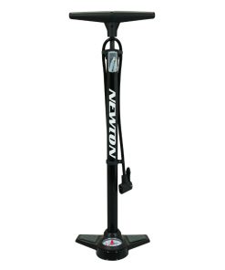 Pompe A Pied Newton Fpv1 Acier Colori Noir Raccord Double Style Switch Avec Manometre 11Bars Vp-vs