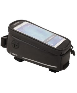 Sacoche de Cadre Velo Zefal Z Console T2 1,3L Noir Avec Support Smartphone Etanche Fixation Velcro