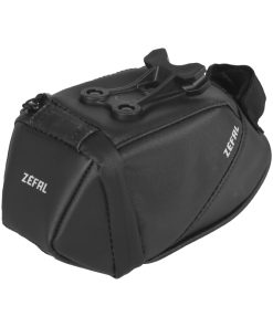 Sacoche de Selle Velo Zefal Iron Pack 0,9L Noir Fixation Rail de Selle
