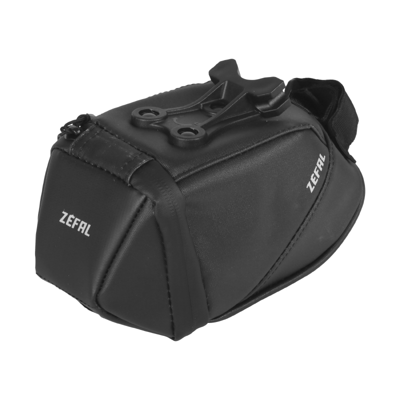 Sacoche de Selle Velo Zefal Iron Pack 0,9L Noir Fixation Rail de Selle