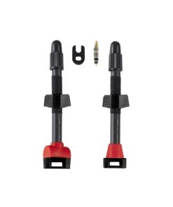 Valve de Pneu Tubeless Presta Gravity Carbone 55mm (Poids : 8G-Pr) (Vendu A La Paire Sur Carte)