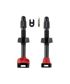 Valve de Pneu Tubeless Presta Gravity Carbone 65mm (Poids : 9G-Pr) (Vendu A La Paire Sur Carte)