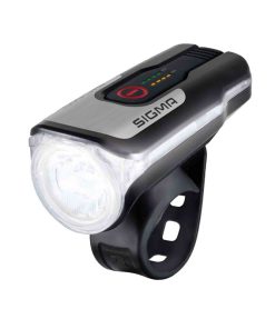 Eclairage Velo Usb Avant Sigma Aura 80 Lux (Autonomie 4H Mode Standard, 6H Mode Medium et 15H Mode Eco) Noir - Homologue - Adapte L'Eclairage En Fonction de La Luminosite