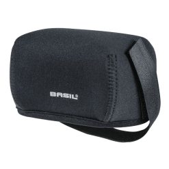 Housse Protection de Batterie Arriere Basil Pour Shimano Steps et Autres Modeles Neoprene Noir Waterproof Compatible Vae-E-Bike (L11 X L8 X H7 Cm)