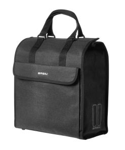 Sacoche Arriere Velo Laterale Basil Mira Noir Droit-Gauche 17L Fixation Porte Bagage Sur Crochet Hook