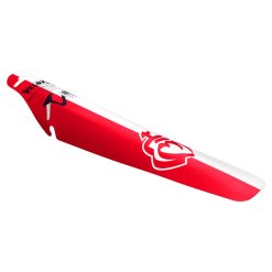 Garde Boue Route-VTT Clipsable Ar Velox Colori Vendee Rouge-Blanc Clipsable Sous La Selle (Vendu A L Unite)