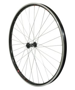 Roue VTC - Cargo - Vae - E-Bike - Longtail Patin Blocage M840 Kargo Avant Moyeu Shimano Qc300 500 Noir (Renforce) Rayon Zing Jante 25C 32 Rayons -Poids Max 180 Kg- (Inclus Blocage Rapide)