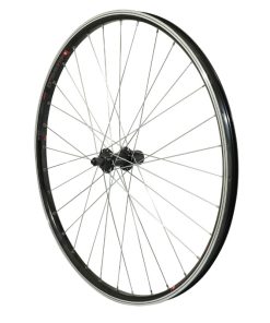 Roue VTC - Cargo - Vae - E-Bike - Longtail Patin Blocage M840 Kargo Arriere Noir Moyeu Shimano Qc300 Cassette 10-9-8V (Renforce) Rayon Zing Jante 25C 32 Rayons -Poids Max 180 Kg-