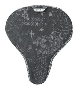 Couvre Selle Velo Basil Boheme Waterproof Gris (28X23Cm)