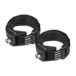Support Fixation Porte Bidon-Mini Pompe Noir Sur Velcro Pour Velo Musculaire et Vae