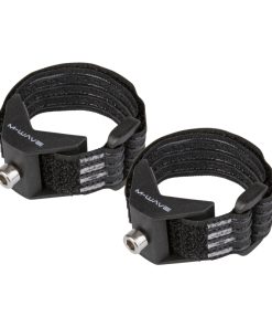 Support Fixation Porte Bidon-Mini Pompe Noir Sur Velcro Pour Velo Musculaire et Vae