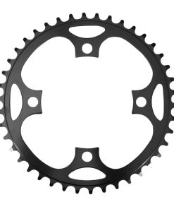 Plateau Vae-E-Bike 4 Branches D.104 Pour Bosch 42 Dents Mono Noir Acier (Pour Systeme 1Ere et 3Ème Generation - Compatible Brose)