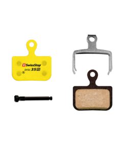 Plaquette de Frein Route - VTT SRAM Red et Force Etap Axs, Level Ultimate et Tlm B1 (Swissstop Organic Silence - Disc 35Rs) (Paire Sur Carte)