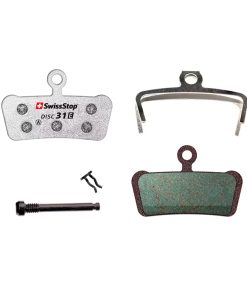 Plaquette de Frein VTT Avid Xo Trail, Elixir 9 et Elixir 7 Trail, SRAM G2 Ultimate et Rsc, Guide Ultimate, Rsc, Rs, R, T (Swissstop Organic - Disc 31E)(Paire Sur Carte) - Compatible Vae