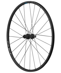 Roue Route Disque 700 Shimano Rs370 Arriere 11-10V Centerlock Tubeless Ready Axe Traversant 12-142mm Noir (Hauteur Jante 23mm)