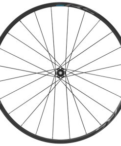 Roue Route Disque 700 Shimano Rs370 Avant Centerlock Tubeless Ready Axe Traversant 12-100mm Noir (Hauteur Jante 23mm)
