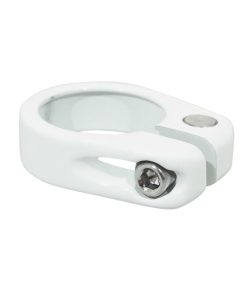 Collier Serrage Tige de Selle Chc Newton Alu Blanc Diam. 28,6mm