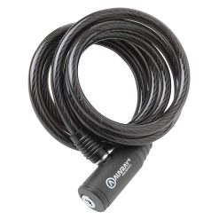 Antivol Velo Spiral A Cle Auvray Diam 8 mm L 1.50 M (Avec Support)