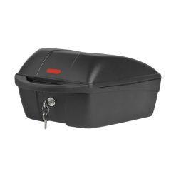 Top Case Velo Polisport 11L Noir Fixer Directement Sur Porte Bagages A Cle (Long 28Cm X Larg 21Cm X Haut 16Cm) - Poids Max 5Kgs