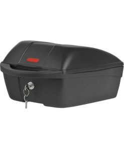 Top Case Velo Polisport 11L Noir Fixer Directement Sur Porte Bagages A Cle (Long 28Cm X Larg 21Cm X Haut 16Cm) - Poids Max 5Kgs