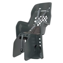 Porte Bebe-Siege Enfant Arriere Polisport A Fixer Sur Porte Bagage Fixation Etau Joy Noir Coussin Gris (9 A 22Kgs) Homologue En 14344