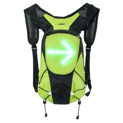 Sac A Dos Avec Signalisation Integree 48 Leds Avec Indicateur Direction et Telecommande Cintre Guidon Sans Fil (H12Xl12Cm) - Capacite 5L - Rechargeable Usb