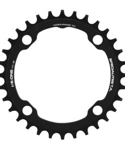 Plateau Vae-E-Bike 4 Branches D.104 Pour Bosch - Brose - Yamaha - Giant - Shimano E-Steps Ta E-One 32 Dents Mono Noir Alu 7075 Narrow Wide