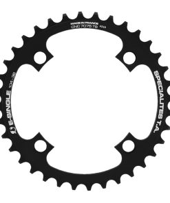 Plateau Vae-E-Bike 4 Branches D.104 Pour Bosch - Brose - Yamaha - Giant - Shimano E-Steps Ta E-Single 36 Dents Mono Noir Alu 7075