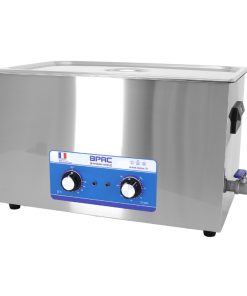 Nettoyeur-Bac Ultrasons Professionnel Analogique 30L 600 Watts Avec Vanne de Vidange (500X300X200mm) -Special Rampe de Carburateur- (Qualite Premium)