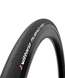 Pneu Route 700 X 25 Vittoria Rubino Pro 4 Noir Graphene 2.0 Tubeless Ready TS (25-622)