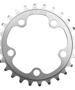 Plateau Route 5 Branches D.74 Stronglight 26 Dents Triple Argent Alu 7075 9-10V.