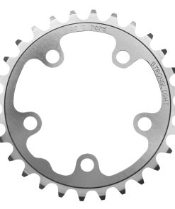 Plateau Route 5 Branches D.74 Stronglight 28 Dents Triple Argent Alu 7075 9-10V.