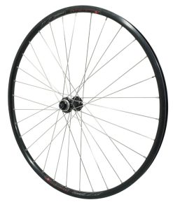 Roue VTC Disque Blocage 700 X 35 - 28" Er20 Avant Noir Moyeu Shimano Acera Qc400 Centerlock Rayon Inox Jante 19C 32 Rayons